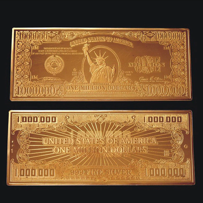 The "Million dollar" poster with gilding